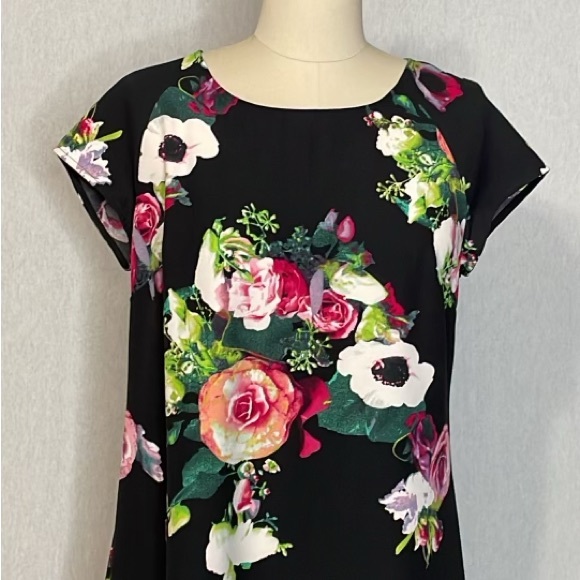 Merona floral dress, size medium - Picture 2 of 12
